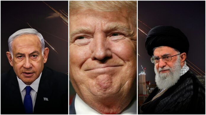 Benjamin Netanyahu, Trump, Khamenei