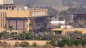 This still from video from 2020 shows the US Embassy in Iraq.VeryDarkMan drags Davido, Burna Boy, Wizkid for flaunting multi-billionaira cars amid hardship