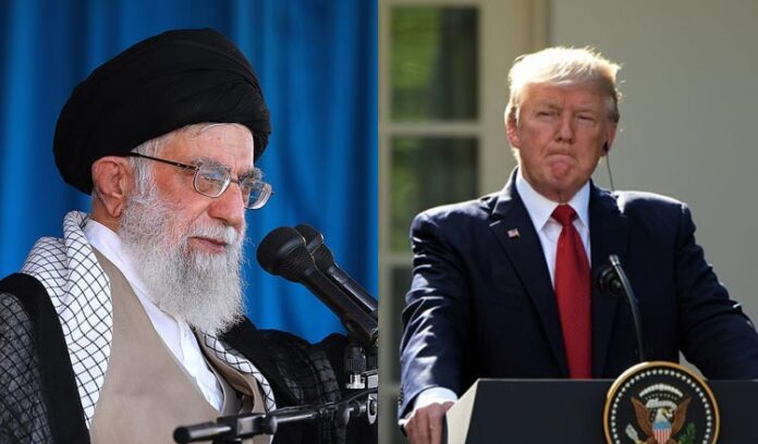 Supreme Leader of Iran Ayatollah Ali Khamenei (L), and U.S. President Donald Trump. wikimedia/khamenei.ir & Xinhua