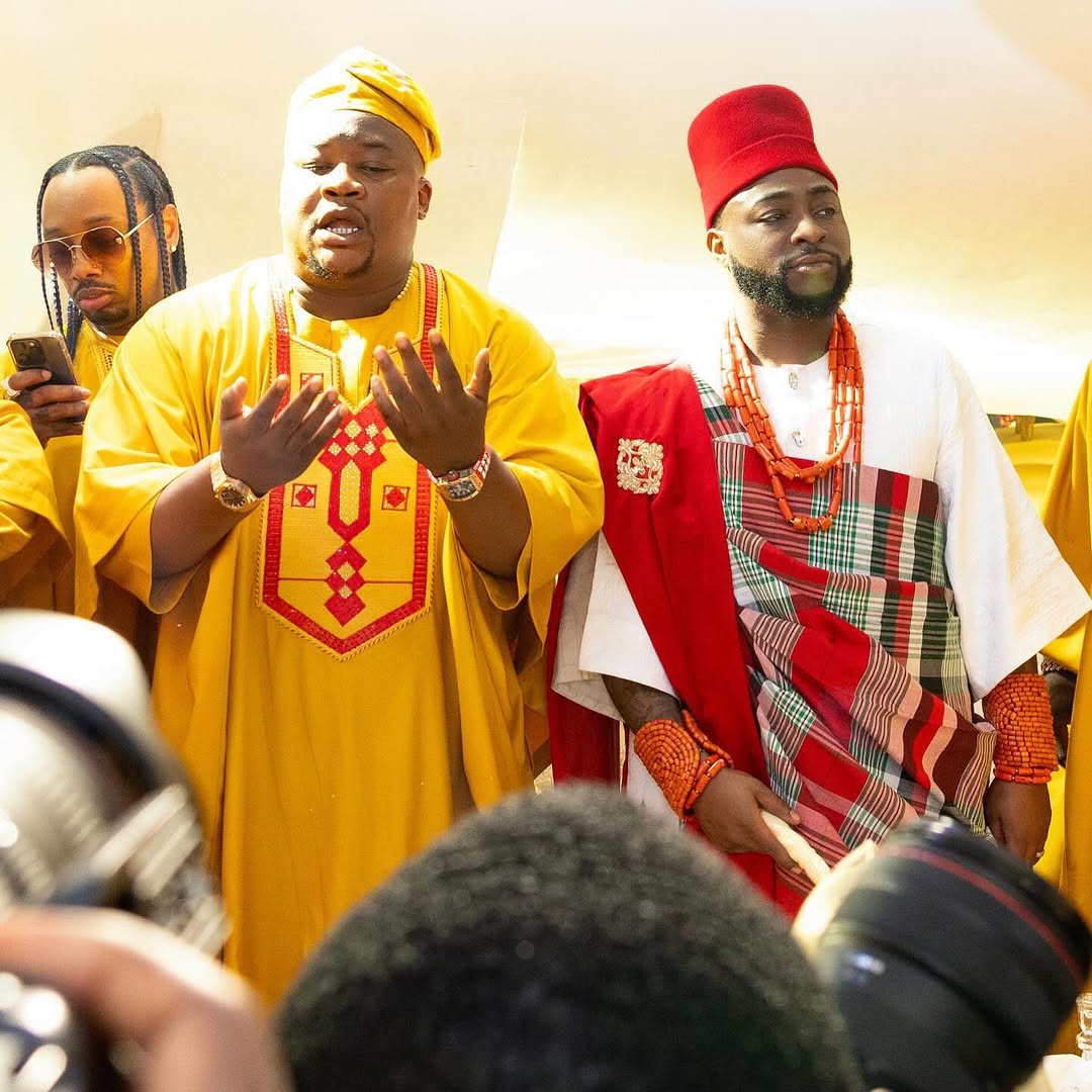 Cubana Chief Priest at Davido’s traditional wedding in June 2024. Credit: Instagram| cubana_chiefpries