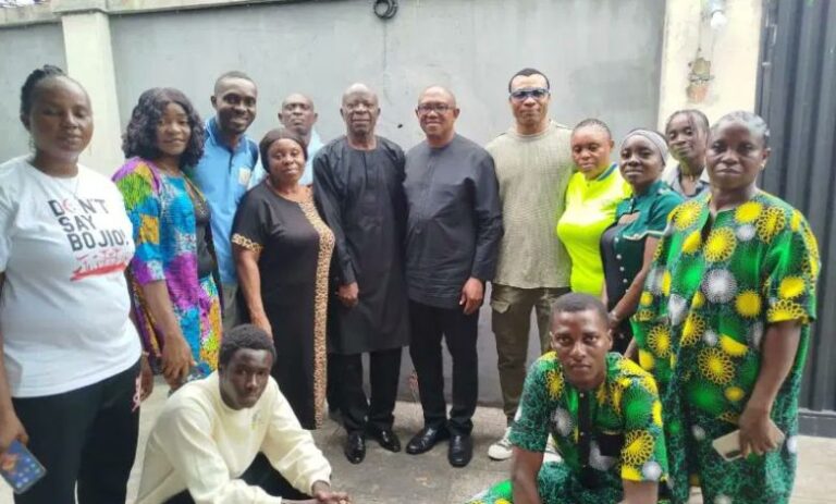 Obi Visits Family of Late Super Eagles Legend Peter Rufai to Condole