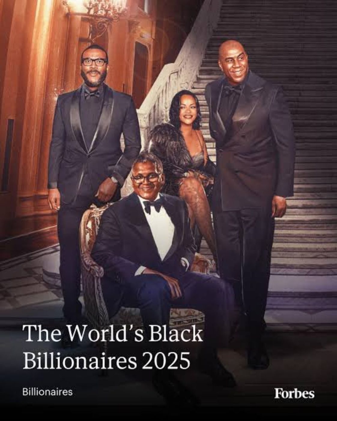 Forbes 2025 list highlights 23 Black billionaires worldwide, with Nigeria and the U.S. leading the pack as Dangote tops the chart at $23.9 billion.