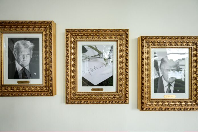 White House replaces President Biden portrait with image of an autopen