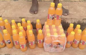 Some of the ptoducts without NAFDAC approval recovered from the illegal factory in Okpoko, Ogbaru Local Government Area of the state…Photo Credit: Anambra Police Command