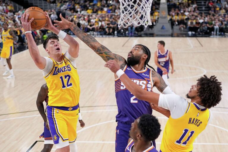 Lakers lose their preseason opener 103-81 to Suns with LeBron James, Luka Doncic sitting out