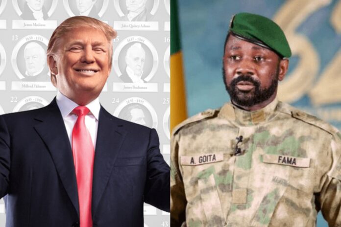 US President and Mali Junta Leader