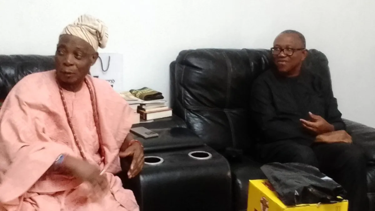 Ladoja Declares Peter Obi Can Call Him “Brother and Friend,” Prof Abioje Reports