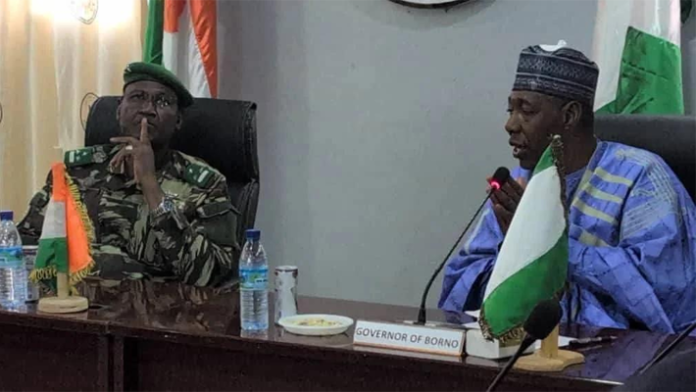 Babagana Zulum and Brig.-Gen. Mahamadou Bagadoma Babagana Zulum and Brig.-Gen. Mahamadou Bagadoma
