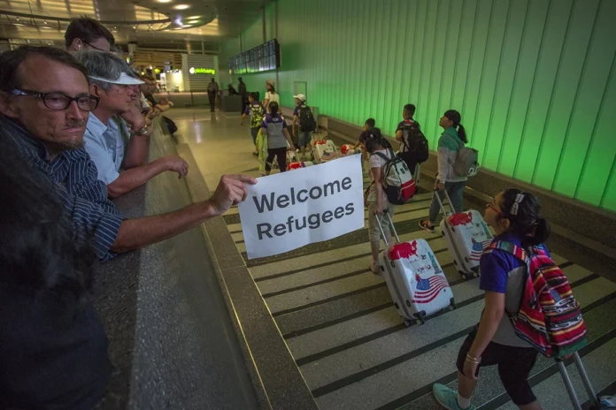 Far fewer refugees than the legal maximum were allowed to enter the United States in 2018. | David McNew/Getty Images