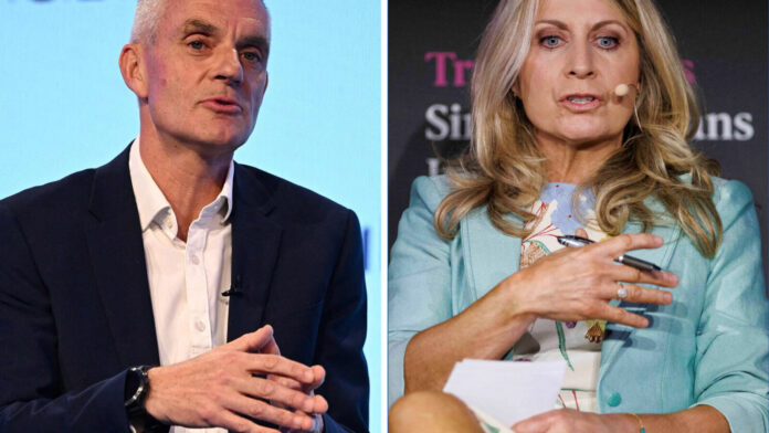 Tim Davie and Deborah TurnessOli Scarff/Agence France-Presse — Getty Images & Belinda Jiao/Reuters