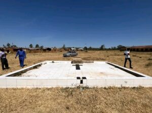 The mass grave where the 86 Christians were buried. Photo: Omokugbo Ojeifo/Facebook 