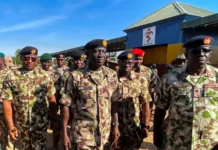 Terrorism: Amid Trump’s threat, Army Chief Shaibu visits troops in Borno