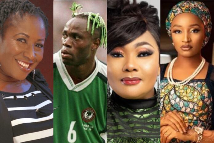 Patience Ozokwor, Taribo West, Eucharia Anunobi, Rahama Sadau
