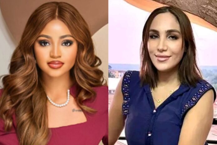 Regina Daniels Nwoko and Laila Charani Nwoko, wives of Senator Ned Nwoko