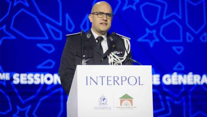 French police controller Lucas Philippe speaks