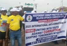 RoLAC, ANSACS, ICPC Lead Anti-corruption Walk In Anambra
