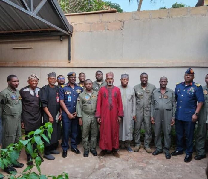 Minister of Foreign Affairs, Yusuf Tuggar meets with the freed Nigerian Air Force Personnel