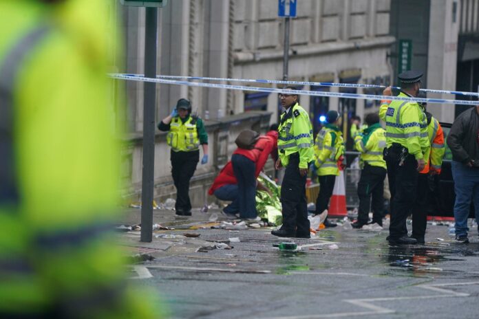 Car slams in crowd at Liverpool parade packed with soccer fansAt least 47 people were injured, including four children. A 53-year-old British man was taken into custody.Owen Humphreys/AP
