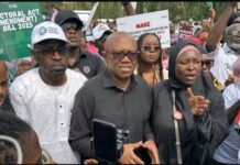 Obi Joins Youth Protest at National Assembly Over Electoral Act Amendment