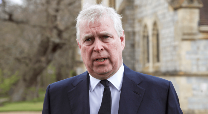 former Prince Andrew