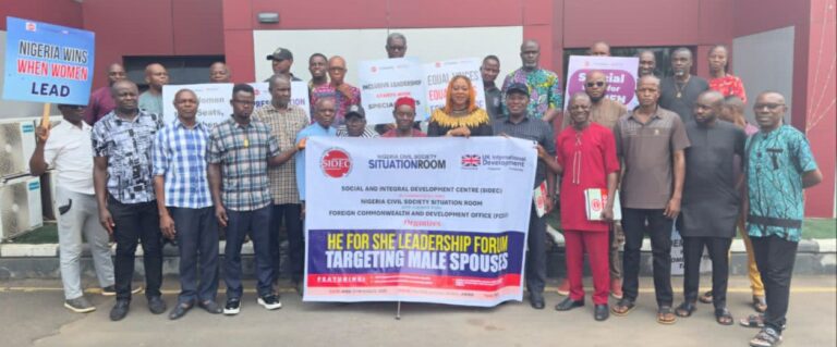 Gender Equity Impossible Without Men’s Active Support: SIDEC