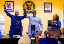 Sanwo-Olu Backs Deputy Hamzat for Lagos 2027 Guber Race Lagos State Deputy, Obafemi Hamzat and Governor Sanwo-Olu