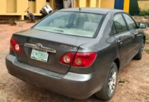 FRSC Recover Stolen Vehicle In Nnewi, 3 Years After