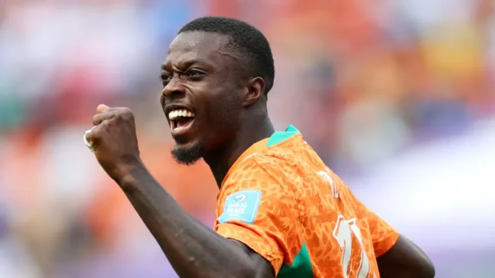 Nicolas Pepe is the first Ivorian to score a World Cup brace since Aruna Dindane in 2006