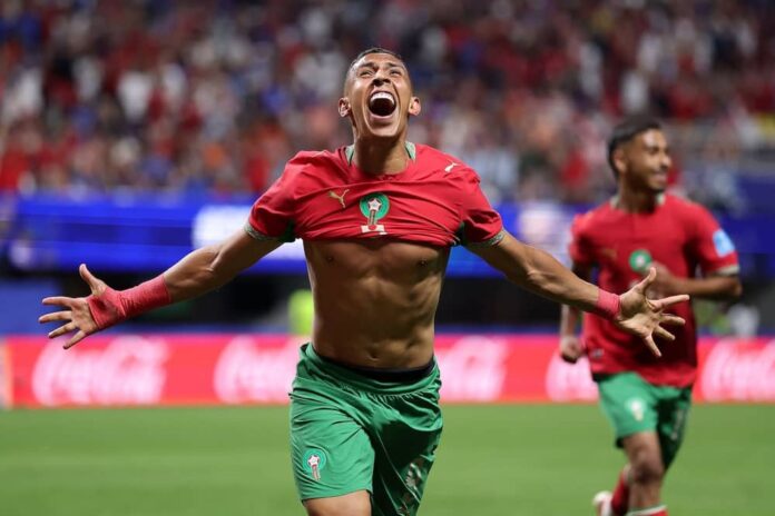 Substitute Soufiane Rahimi has given Morocco the lead. Getty Images