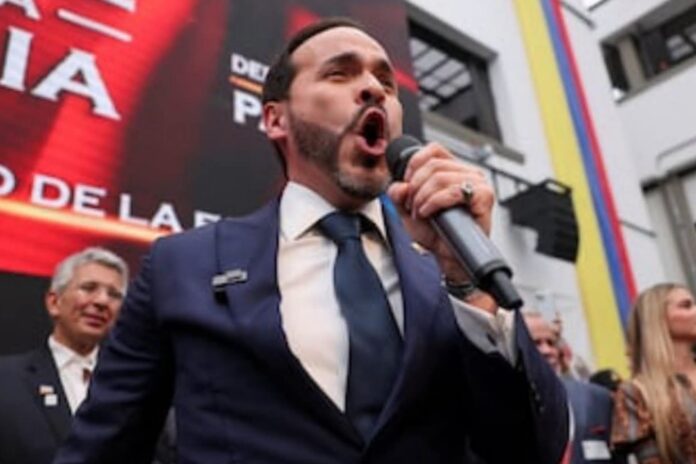 Colombia’s president-elect, Abelardo de la Espriella,