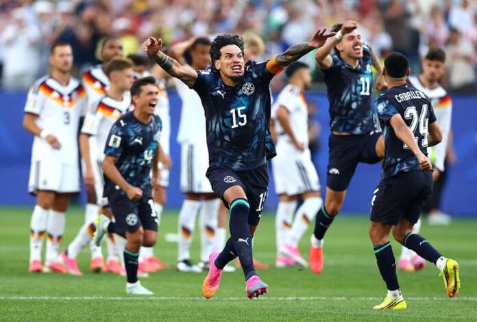 Paraguay beat Germany 4-3 on penalties. Getty Images