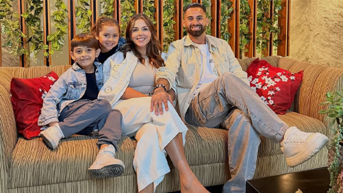 Lucas Trejo and his family