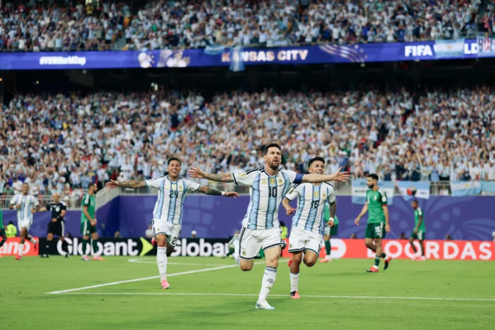 Lionel Messi became the FIFA World Cup’s all-time leading scorer as his brace inspired Argentina to a hard-fought 2-0 victory over Austria