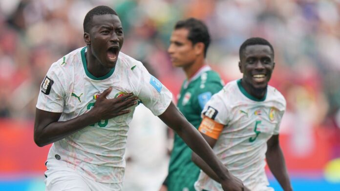 Pape Gueye came off the bench to score twice for Senegal