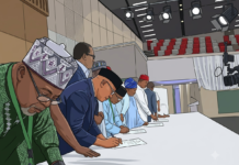 Nigerian presidential hopefuls, parties ink first 2027 peace deal Leading presidential candidates and political party chairmen on Tuesday signed the first National Peace Accord for the 2027