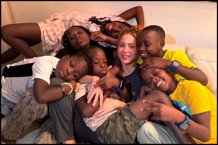 Colombian singer Shakira invited Uganda’s Ghetto Kids to stay at her home after they performed with her during the 2026 World Cup final