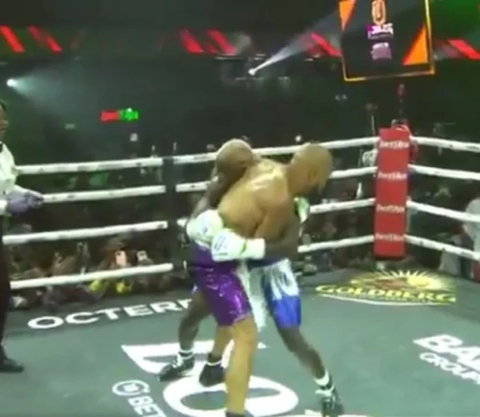 Portable, was disqualified from his celebrity boxing rematch against Charles Okocha