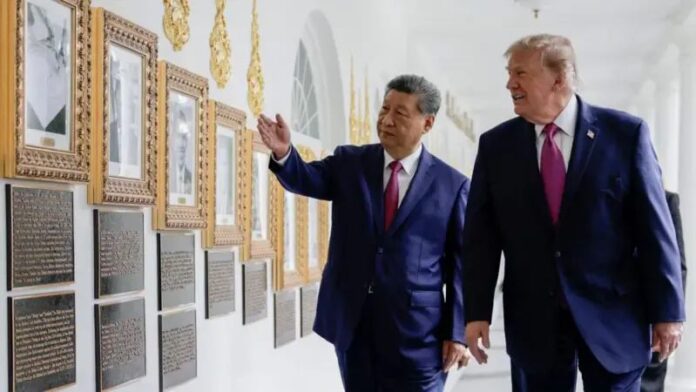 United States President Donald Trump welcomed Chinese President Xi Jinping to the White House