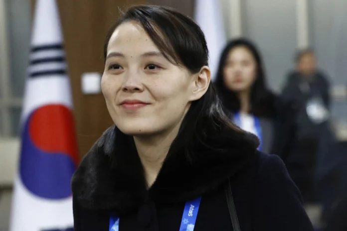 Kim Yo Jong, sister of North Korean leader Kim Jong Un, arrives at the opening ceremony of the PyeongChang 2018 Winter Olympic Games at PyeongChang Olympic Stadium on February 9, 2018 in Pyeongchang-gun, South Korea.Pool—Getty Images