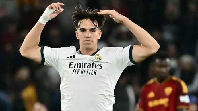 Carlos Espi had only been on the pitch for five minutes before he scored Real Madrid's second goal