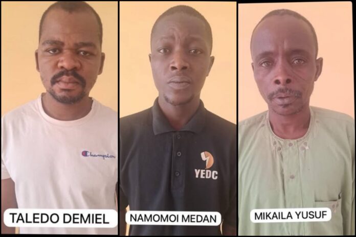 Justice Christopher Mapeo found the three men guilty of criminal conspiracy to commit kidnapping