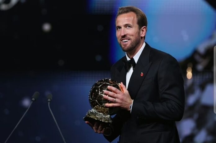 England captain Harry Kane was crowned the world's best player at the 2026 Ballon d'Or ceremony in London
