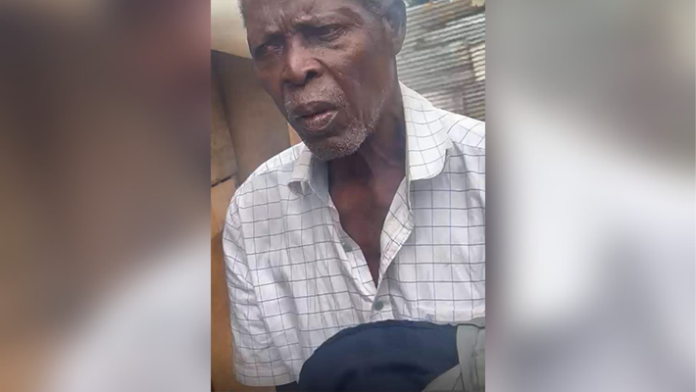 87-year-old man, Yaw Gahornu