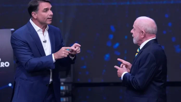 Right-wing candidate Flavio Bolsonaro requested the annulment of President Luiz Inacio Lula da Silva’s candidacy,